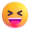 squinting face with tongue